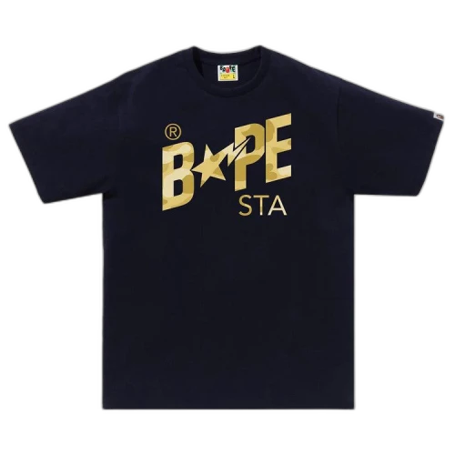 BAPE Color Camo Bape Sta Logo Tee 'Navy'