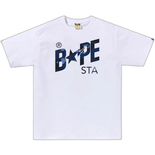 BAPE Color Camo Bape Sta Logo Tee 'White'