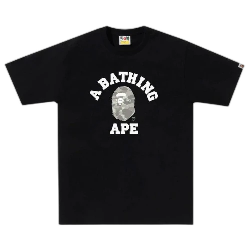 BAPE City Camo College Tee 'Black/Grey'