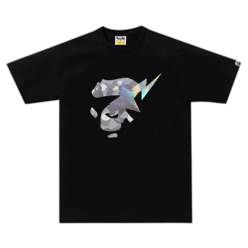 BAPE City Camo Ape Face Sta Tee 'Black'