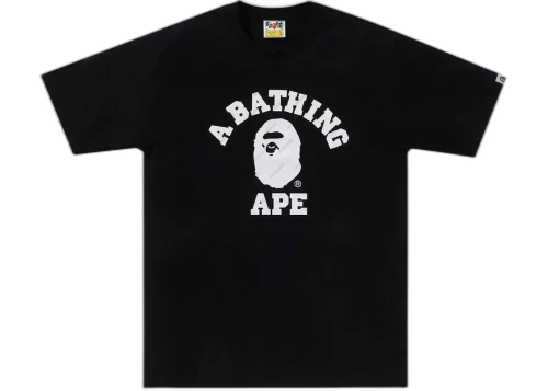 BAPE Hexagram College Tee (FW24) Black