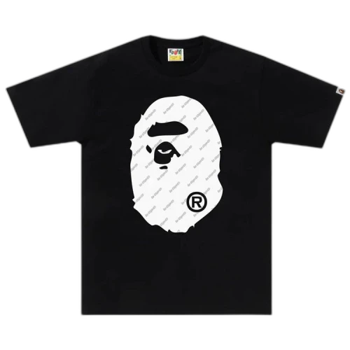 BAPE Hexagram Big Ape Head Tee 'Black'