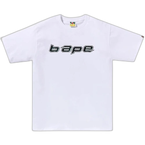 BAPE Silicon Logo Tee 'White'