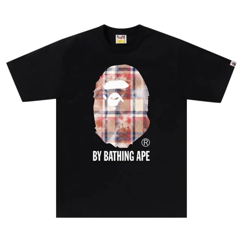 BAPE Bleach Check By Bathing Ape Tee 'Black'