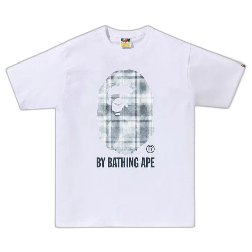 BAPE Bleach Check By Bathing Ape Tee 'White'