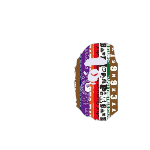 BAPE Fans Scarf Side Big Ape Head Tee 'Wihte'