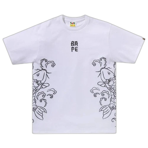 BAPE Souvenir Koi Fish Tee 'White'