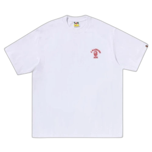 BAPE College One Point Relaxed Fit Tee 'White'