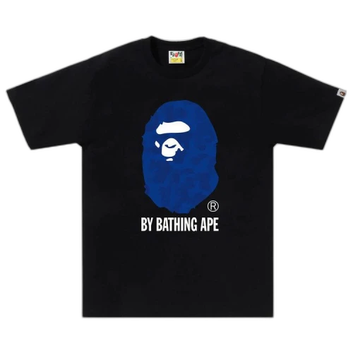 BAPE Ink Camo Ape Head Tee 'Black'