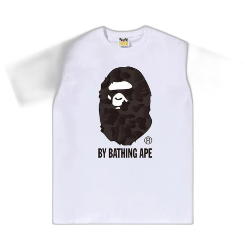 BAPE Ink Camo Ape Head Tee 'White'