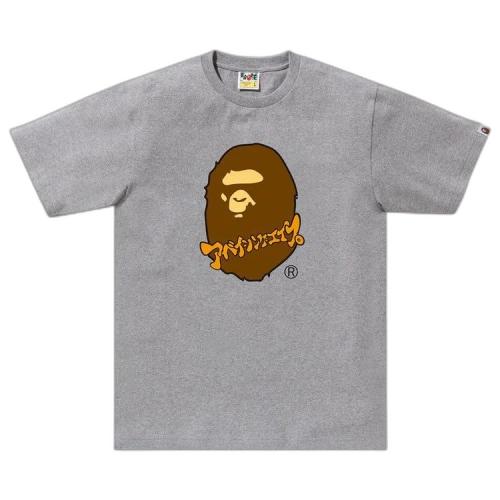 BAPE Katakana Ape Head Tee 'Grey'