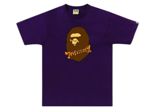 BAPE Katakana Ape Head Tee Purple