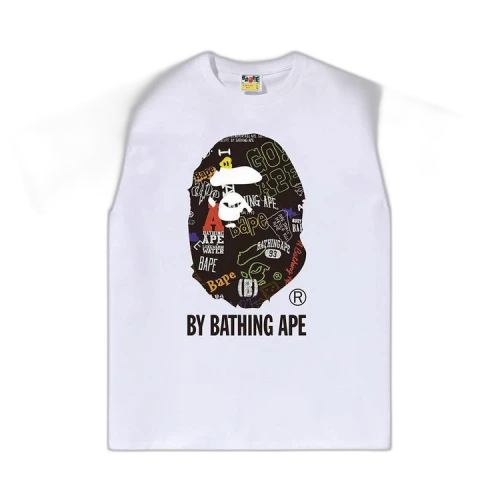 BAPE Hand Draw Pattern By Bathing Ape Tee 'White'