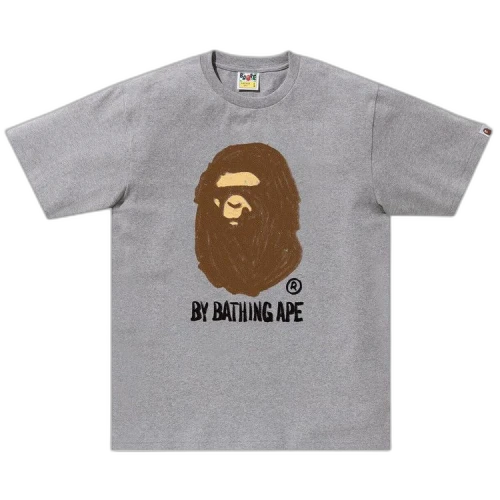 BAPE Hand Draw By Bathing Ape Tee 'Grey'