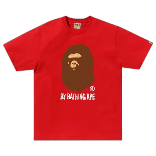 BAPE Hand Draw By Bathing Ape Tee 'Red'