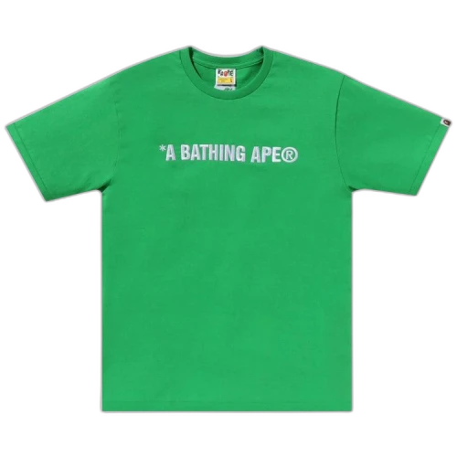 BAPE A Bathing Ape Logo Tee 'Green'
