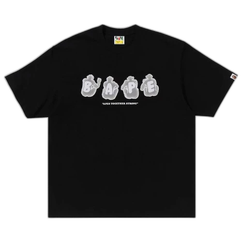 BAPE Stone Ape Character Relaxed Fit Tee 'Black'