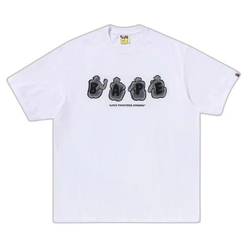 BAPE Stone Ape Character Relaxed Fit Tee 'White'