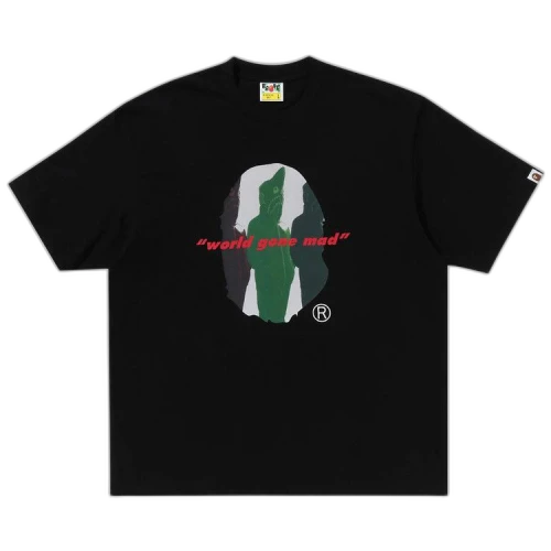 BAPE Shark Seijin Ape Head Relaxed Fit Tee 'Black'