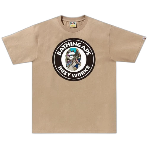 BAPE Comic Art Busy Works Tee 'Beige'