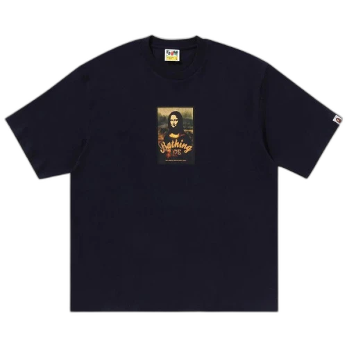 BAPE Art Print Relaxed Fit Tee 'Navy'