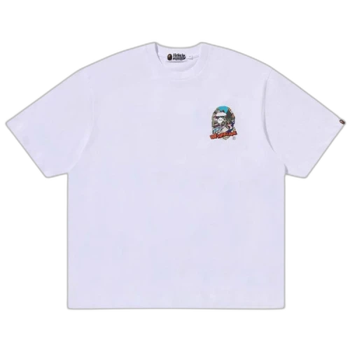 BAPE Comic Art Ape Head Relaxed Fit Tee 'White'