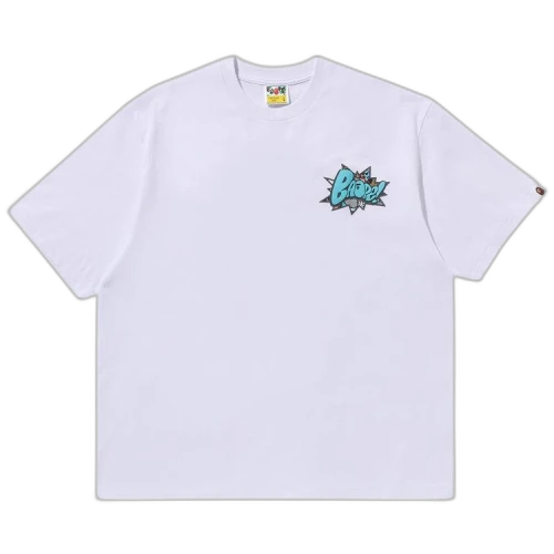 BAPE Graffiti Relaxed Fit Tee 'White'