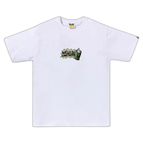 BAPE ABC Camo Spray Can Tee 'White'