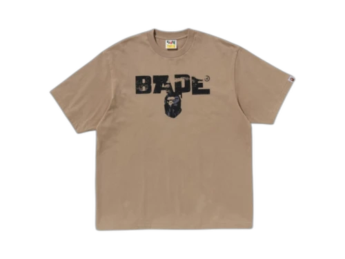BAPE Army Relaxed Fit T-shirt Beige