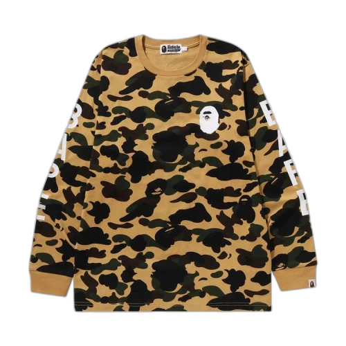 BAPE 1st Camo Long-Sleeve Tee 'Yellow'