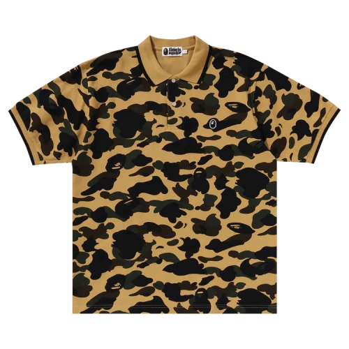 BAPE 1st Camo One Point Polo 'Yellow'