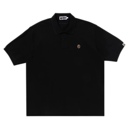 BAPE Ape Head One Point Polo 'Black'