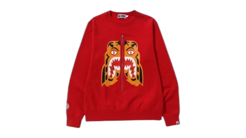 BAPE Tiger Crewneck Beige