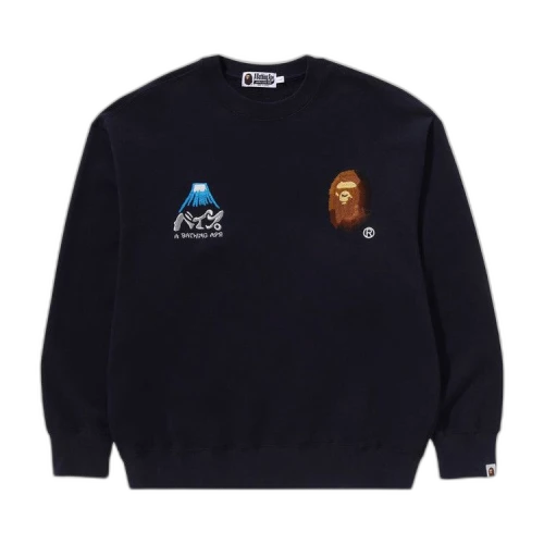BAPE Souvenir Crewneck 'Navy'