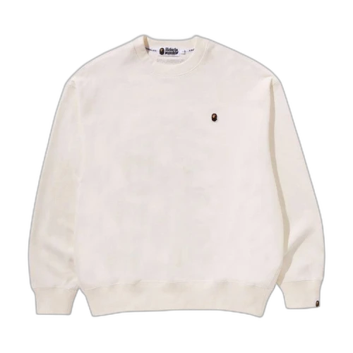 BAPE Ape Head One Point Crewneck 'White'