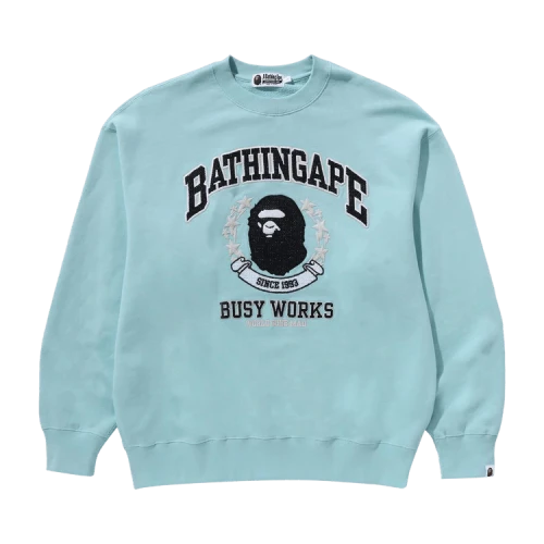 BAPE Bathing Ape Crewneck 'Sax'