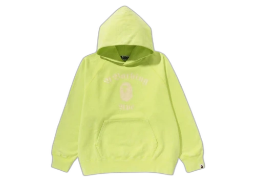 BAPE Overdye Pullover Relaxed Fit Hoodie Yellow
