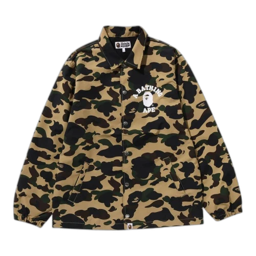 BAPE 1st Camo Coach Jacket 'Yellow'