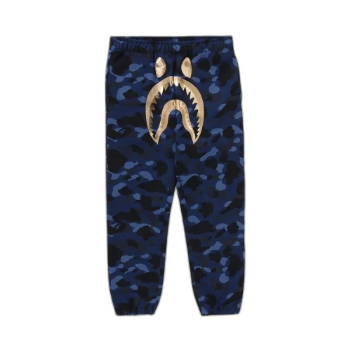 BAPE Color Camo Shark Sweatpants 'Navy'