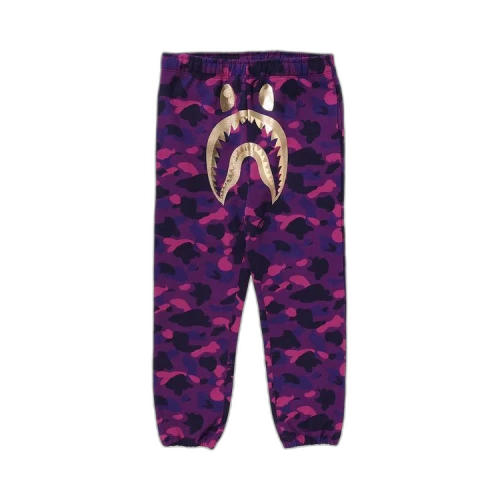 BAPE Color Camo Shark Sweatpants 'Purple'