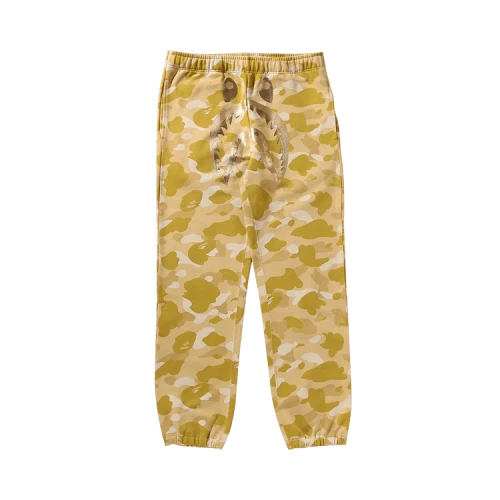 BAPE Color Camo Shark Sweatpants 'Yellow'