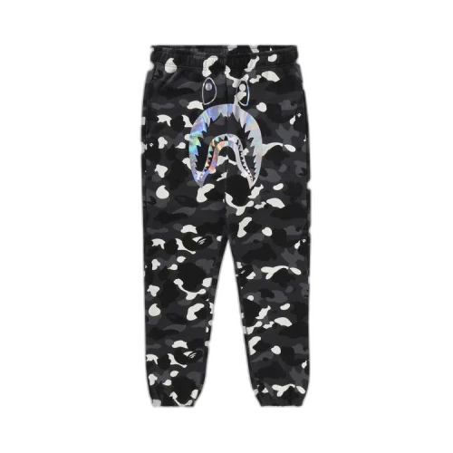 BAPE City Camo Shark Sweat Pants 'Black'