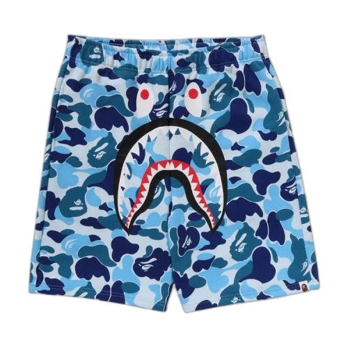 BAPE ABC Camo Shark Sweatshorts 'Blue'