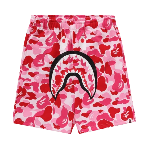 BAPE ABC Camo Shark Sweatshorts 'Pink'