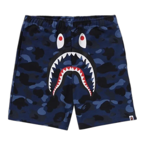 BAPE ABC Camo Shark Sweatshorts 'Navy'