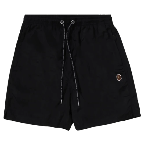 BAPE Ape Head One Point Beach Shorts 'Black'