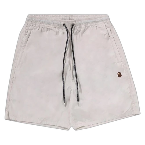 BAPE Ape Head One Point Beach Shorts 'Grey'