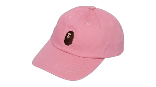 BAPE Ape Head Panel Cap (FW25) Pink