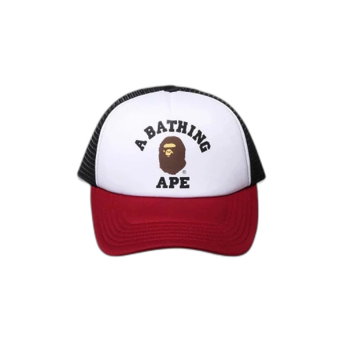 BAPE College Mesh Cap 'Burgundy'