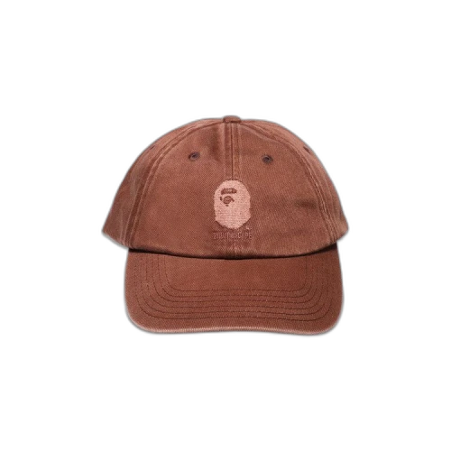 BAPE Ape Head Acid Wash Logo Cap 'Brown'